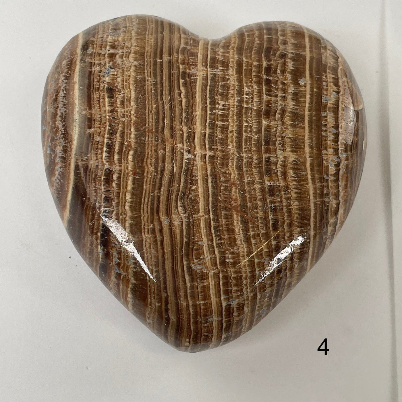 Aragonite Crystal Heart - You Choose #2 variant 4 labeled