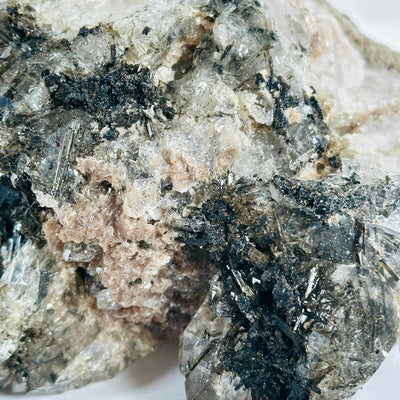 Elestial Alligator Fibrous Smokey Quartz Crystal with Rutile HIGH QUALITY #3 closeup for detail