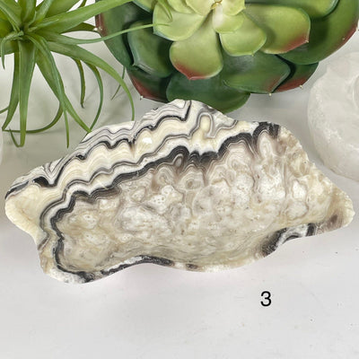 Mexican Onyx Small Bowl - Crystal Dish - You Choose #2 variant 3 labeled