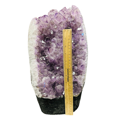 amethyst cathedral on white background