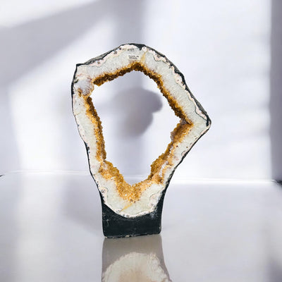 citrine portal on white background