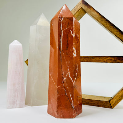 Jasper Polished Crystal Point One-of-a-Kind