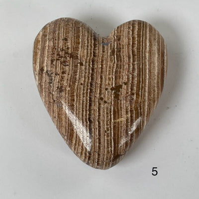 Aragonite Crystal Heart - You Choose #2 variant 5 labeled