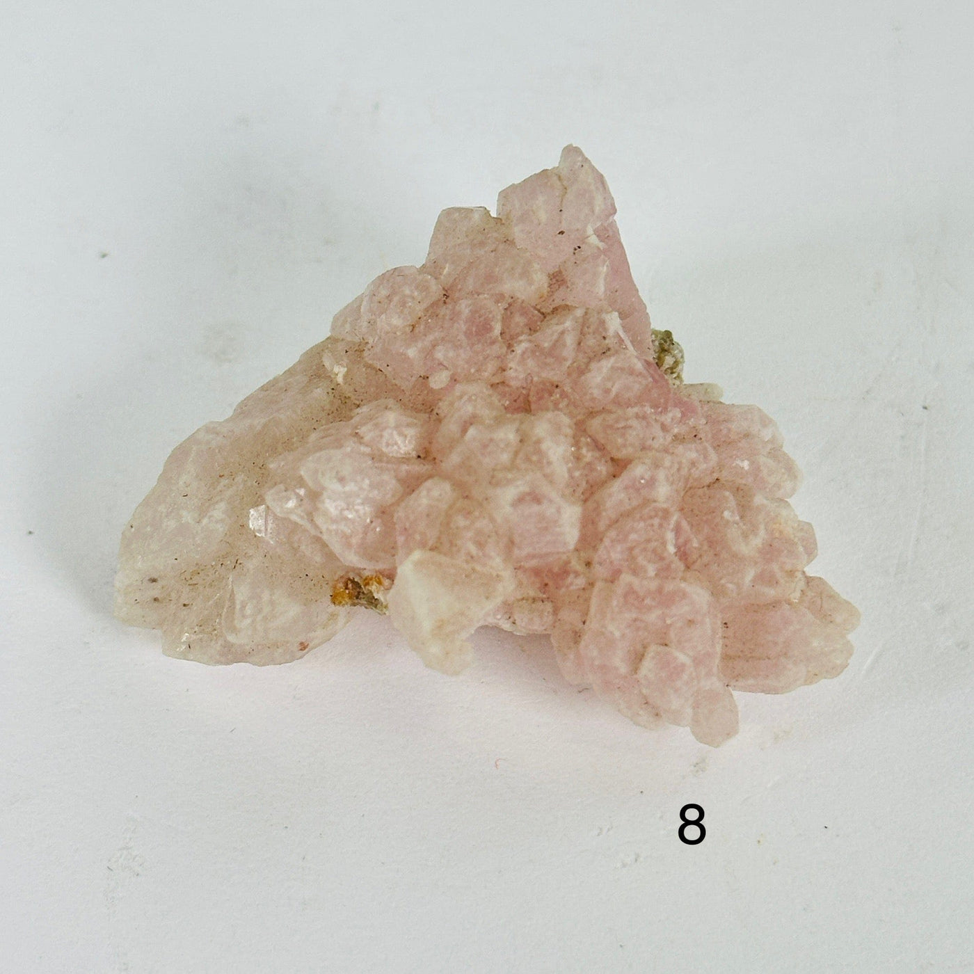 Rose Quartz Natural Small Crystal Cluster - Rare Find - You Choose variant 8 labeled