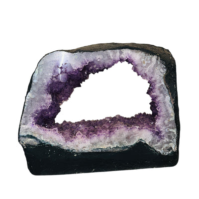 amethyst portal on white background