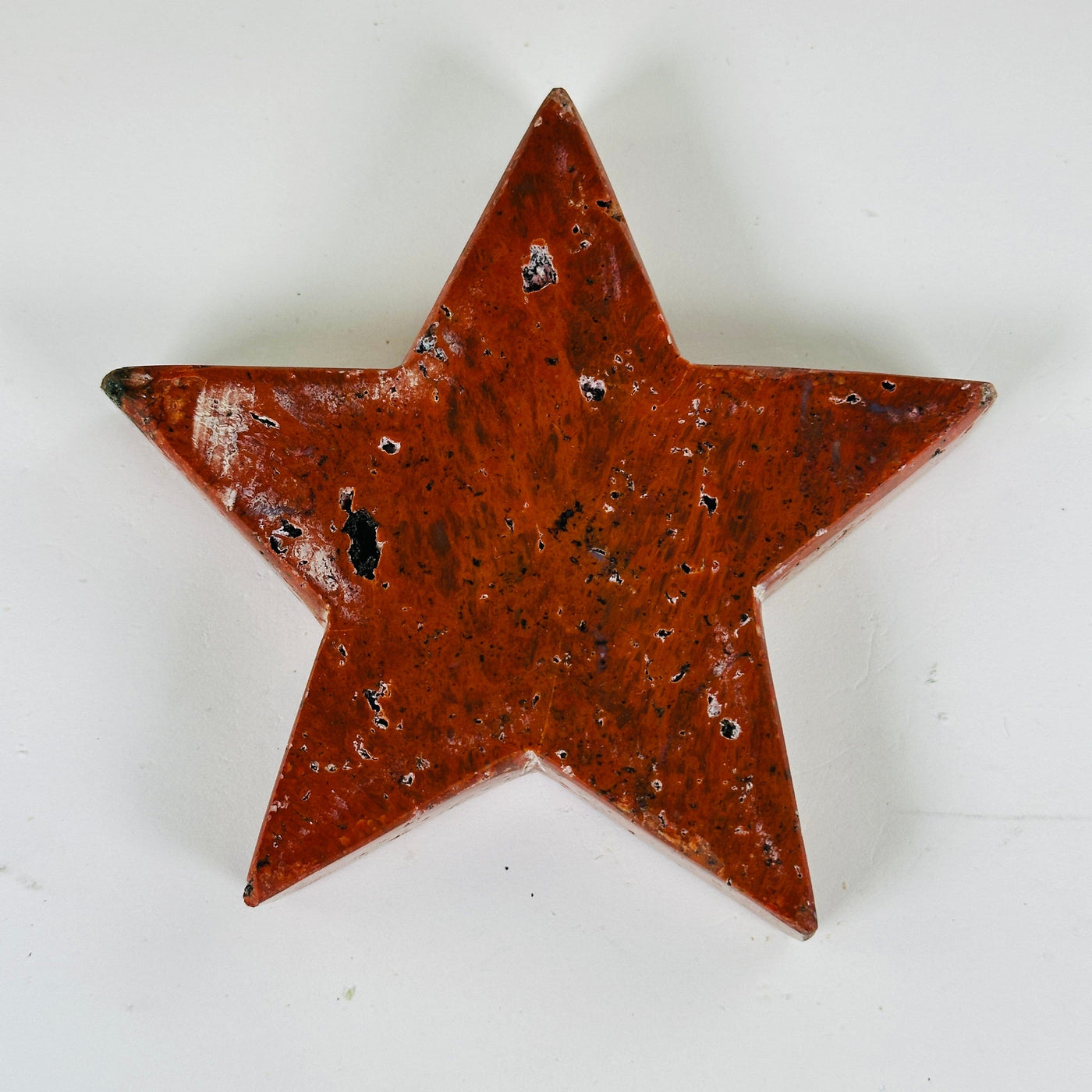 Red Jasper Crystal Star - One-of-a-Kind front top view