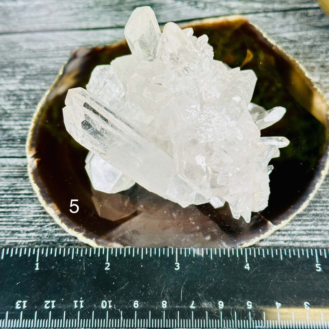 Crystal Quartz Cluster - AA Grade - You Choose #6 variant 5 labeled