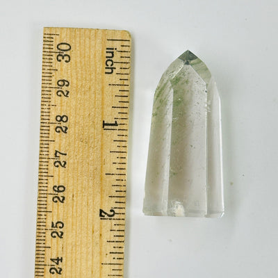 lodalite point next to a ruler for size reference