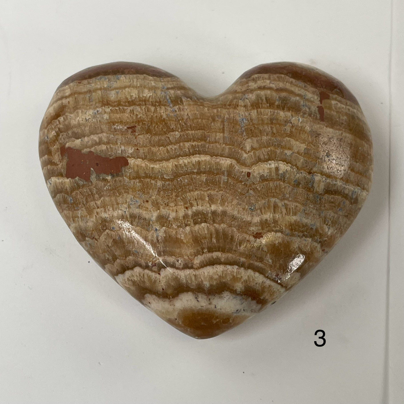 Aragonite Crystal Heart - You Choose #2 variant 3 labeled