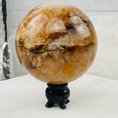crystal cauldron displayed as home decor