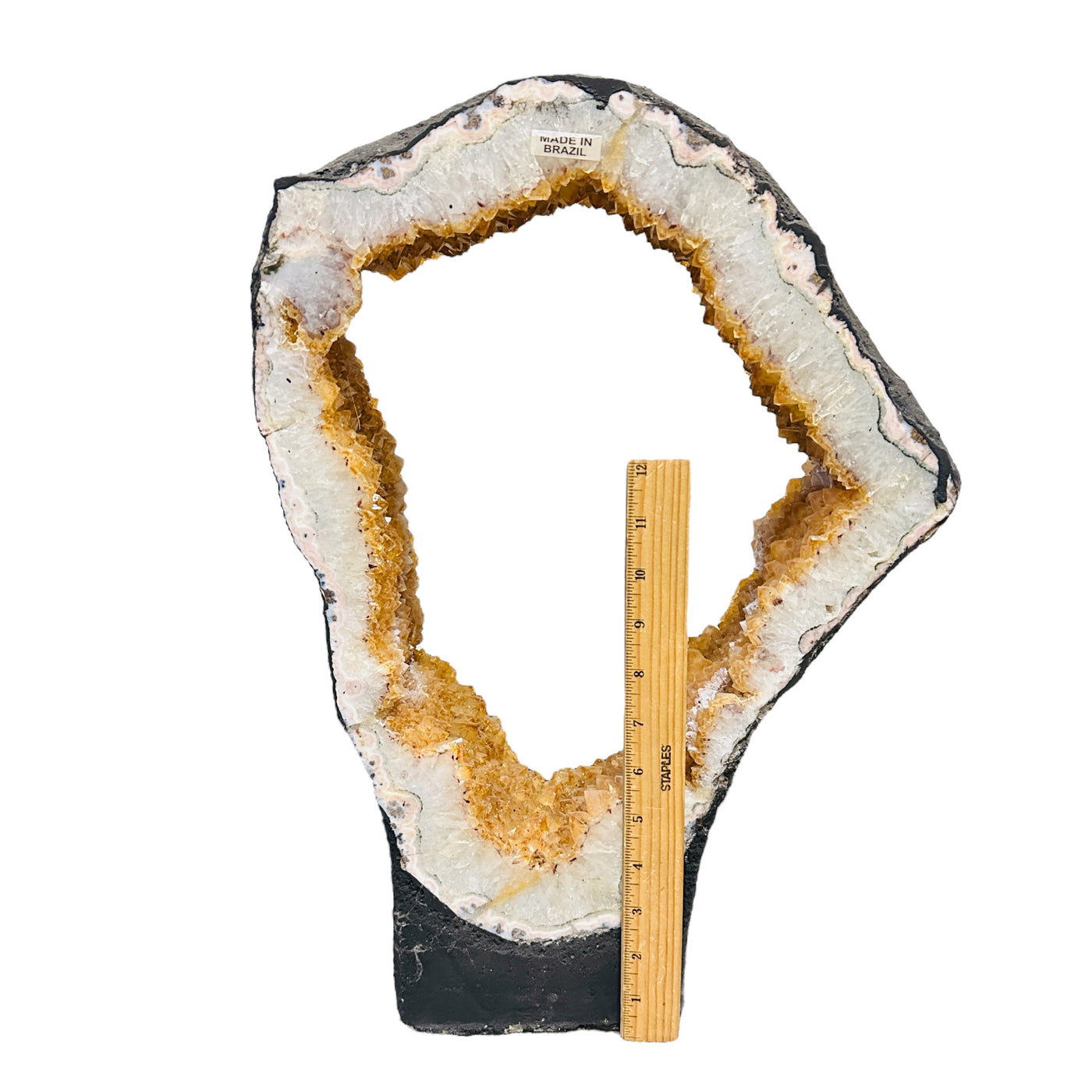 citrine portal on white background