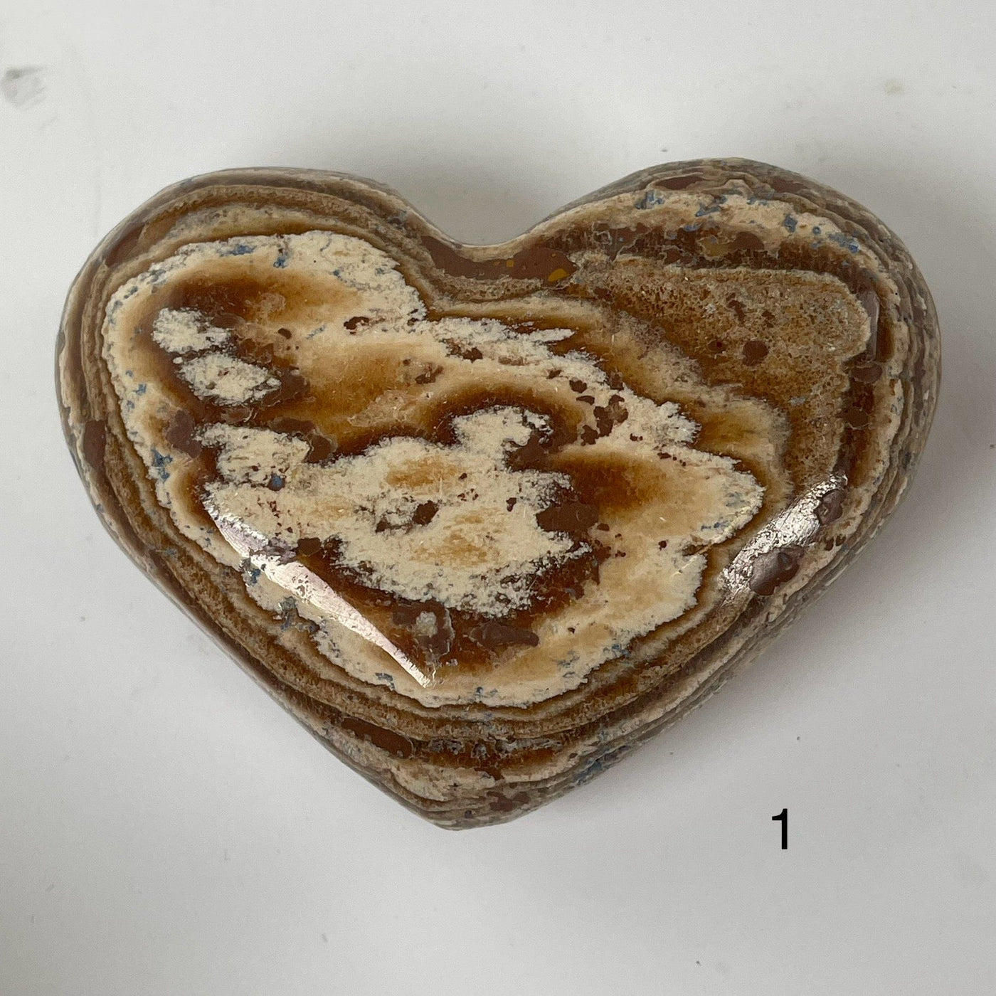 Aragonite Crystal Heart - You Choose #2 variant 1 labeled