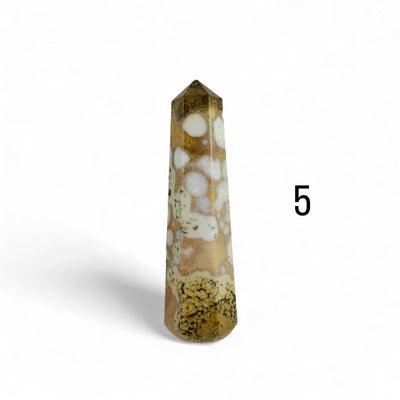 Leopard Skin Rhyolite Massage Point variant  five.