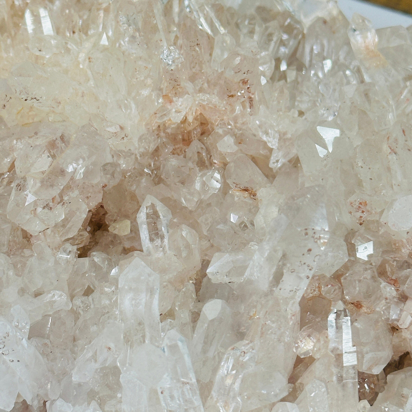 lemurian quartz with decorations in the background