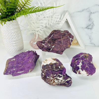  Purpurite Rough Stone - YOU CHOOSE all four variants
