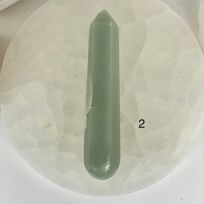 Green Aventurine Crystal Massage Wand - You Choose variant 2 labeled