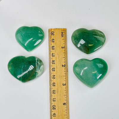 aventurine with decorations in the background