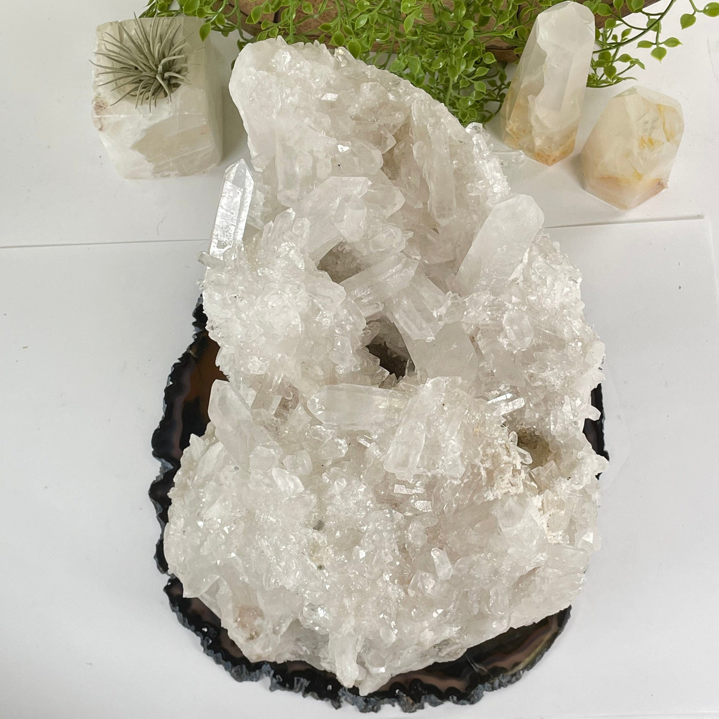 Large High Grade Crystal Quartz Cluster #2