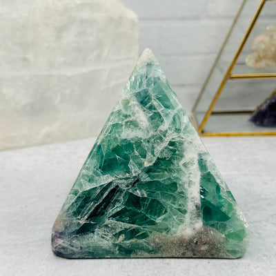 back side of the fluorite pyramid 