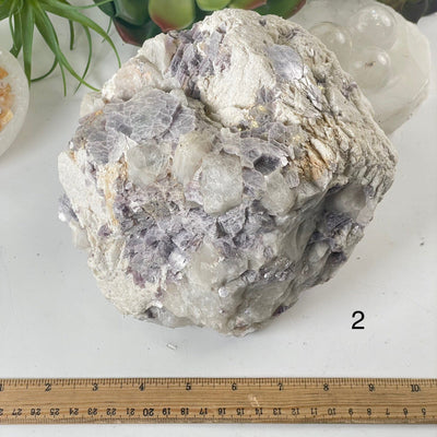 Botryoidal Lepidolite Large Crystal Cluster - You Choose variant 2 labeled