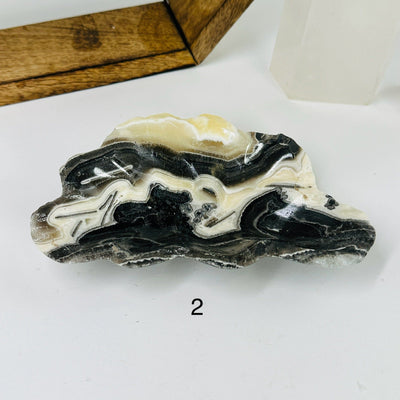 mexican onyx bowl with decorations in the background