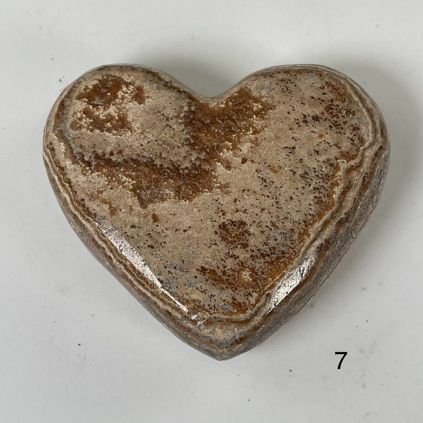 Aragonite Crystal Heart - You Choose #2 variant 7 labeled
