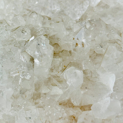 Crystal Quartz Cluster on Stand - One-of-a-Kind #1 closeup for detail