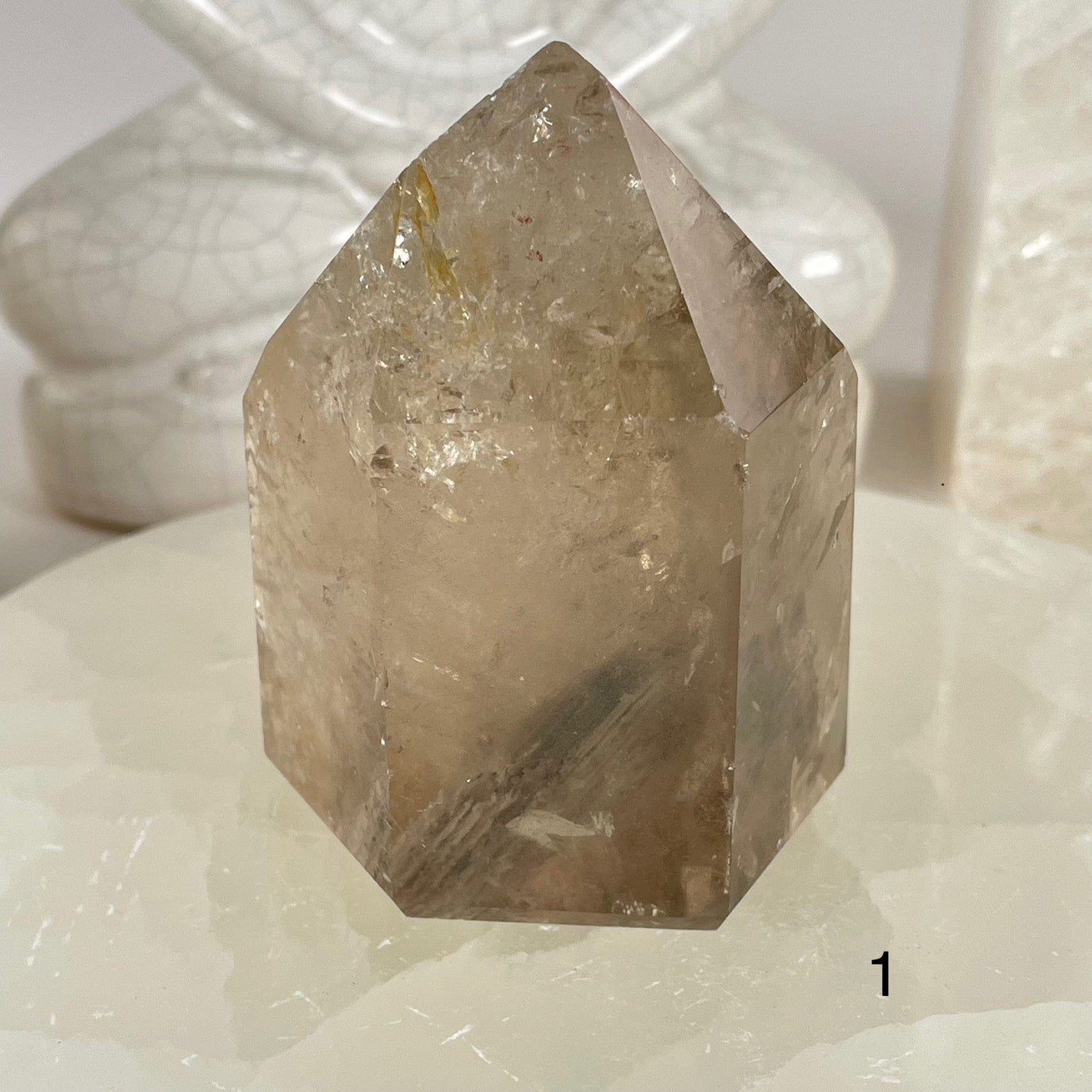 Crystal Quartz Point with Phantoms - You Choose #1 variant 1 labeled