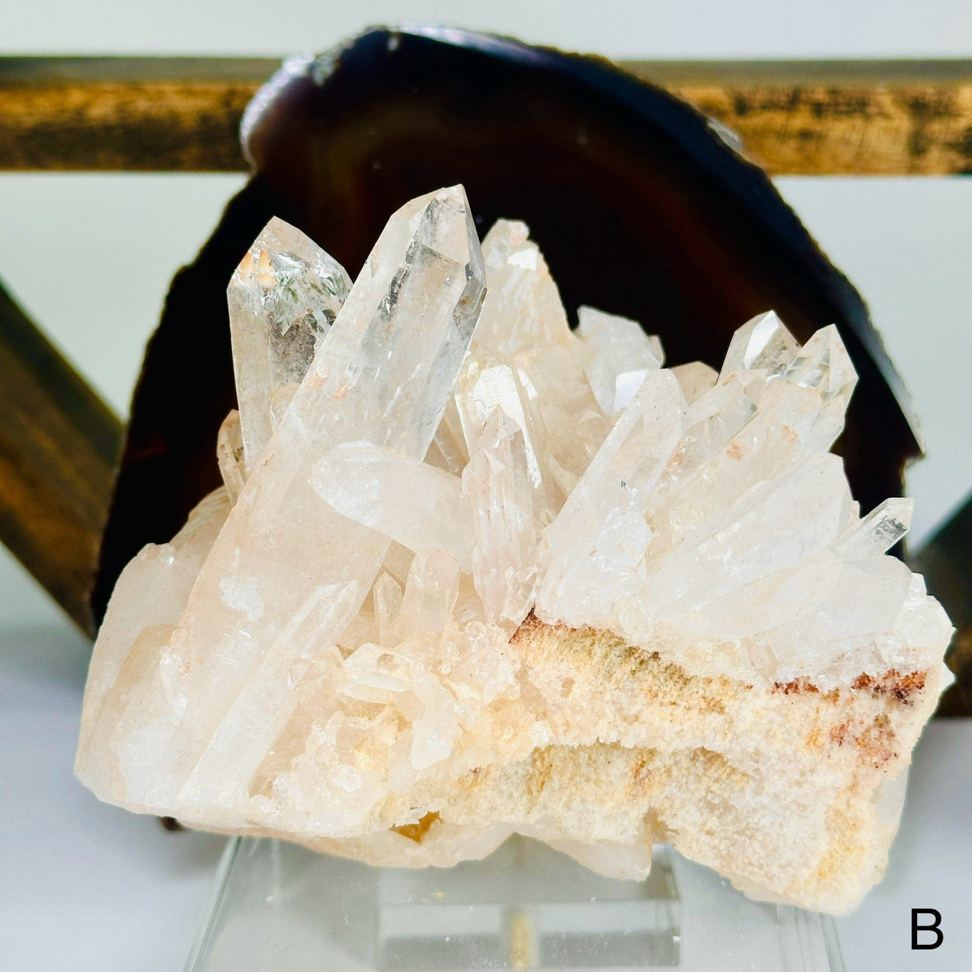  Lemurian Tangerine Quartz - High Grade Crystal Cluster - You Choose variant B labeled