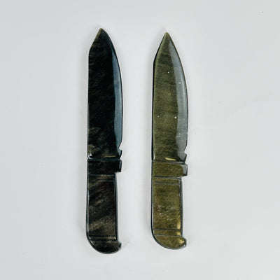 obsidian Knives on white background