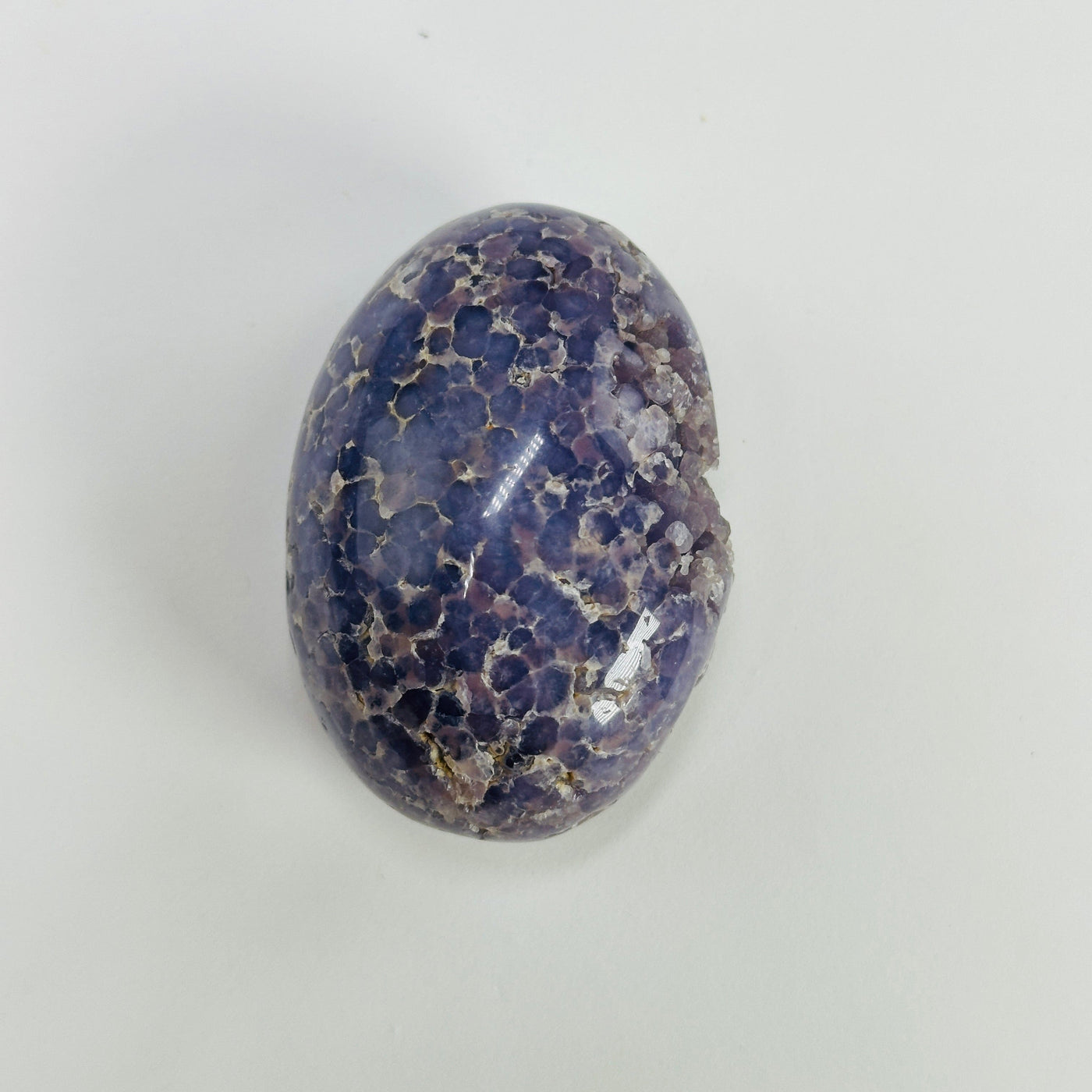 Grape agate on white background