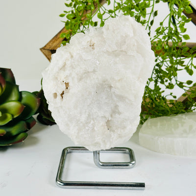 Crystal Quartz Cluster on Stand - One-of-a-Kind #1 back view