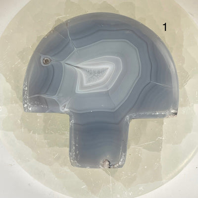 Agate Druzy Crystal Mushroom - You Choose variant 1 labeled