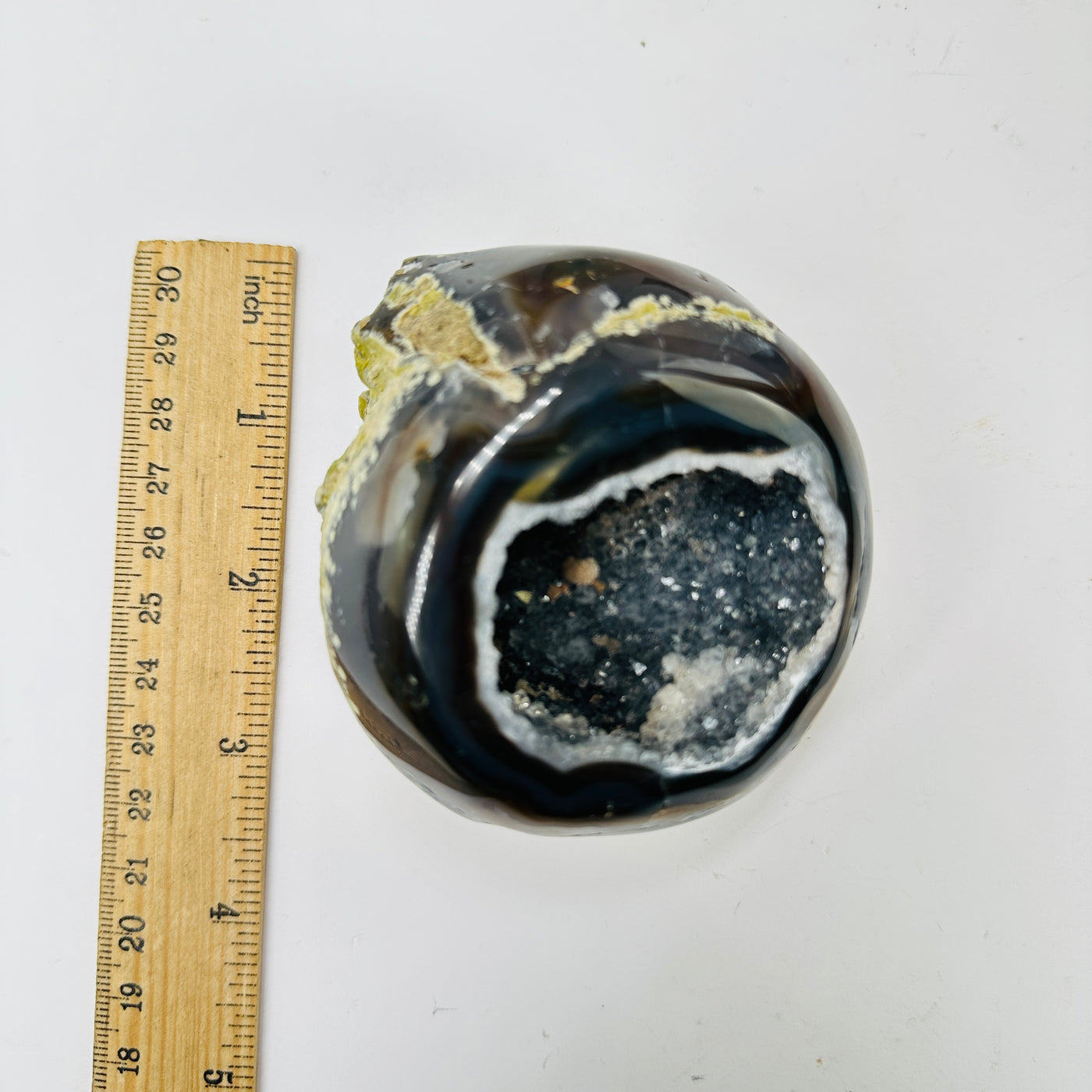 Agate Crystal Geode Half One-of-a-Kind #3