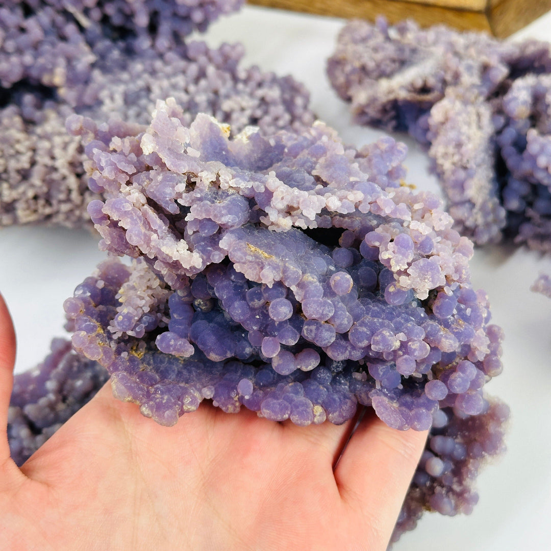 Grape Agate, Botryoidal Chalcedony, offers Crystal