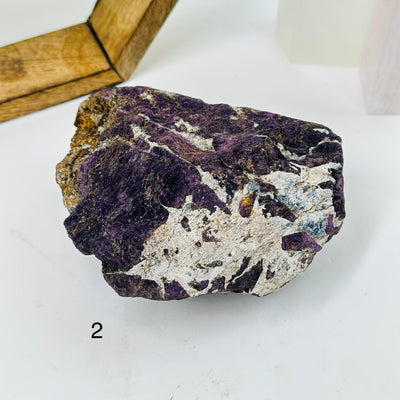 variant 2 of purpurite with decorations in the background