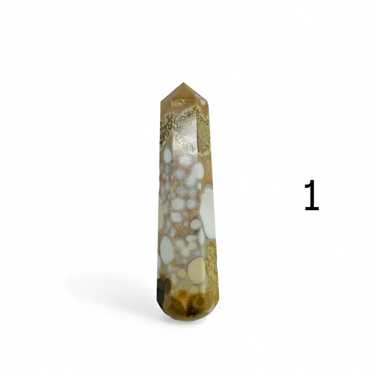 Leopard Skin Rhyolite Massage Point variant one.