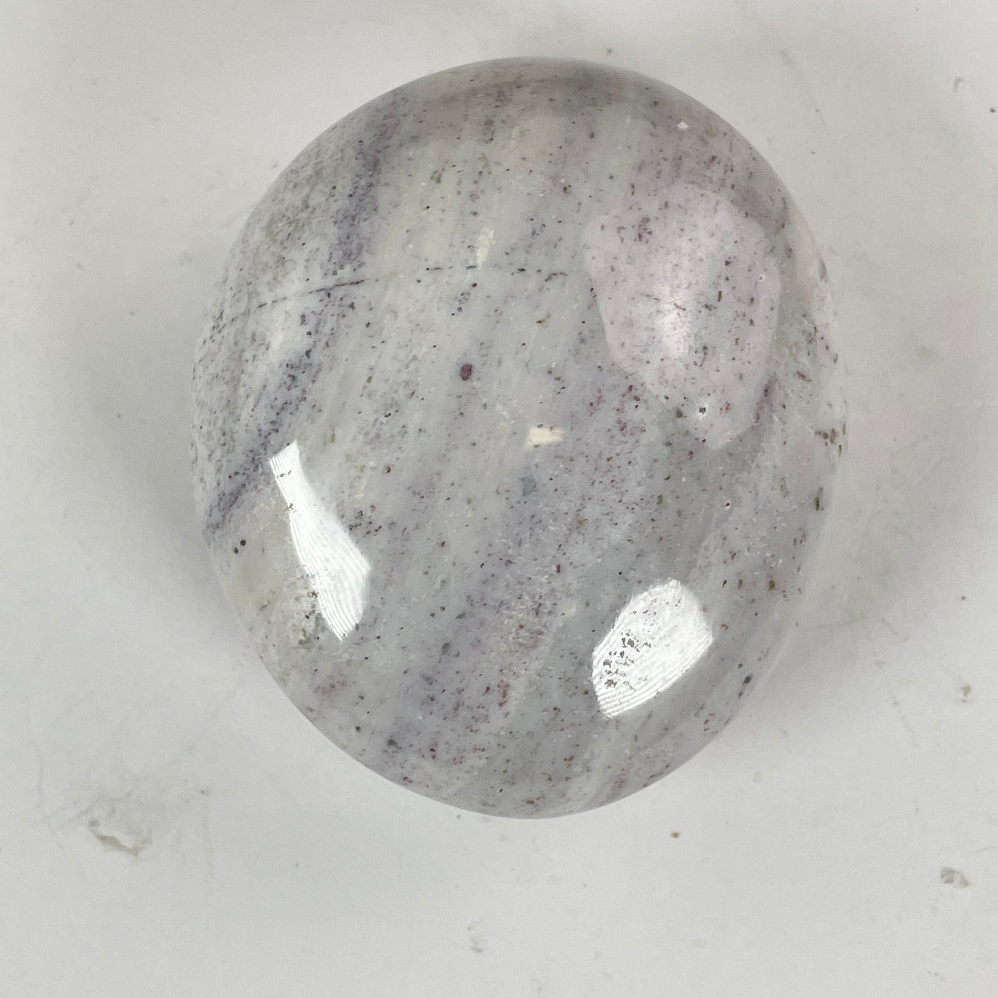 Ocean Jasper Crystal Palm Stone - One-of-a-KInd back view