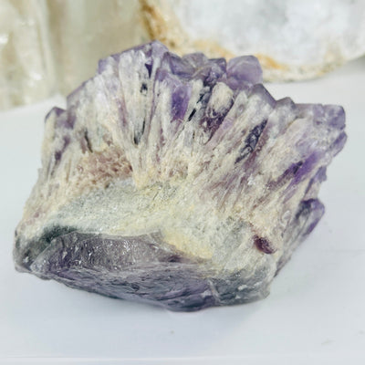 Elestial Amethyst Crystal Cluster #3 back view