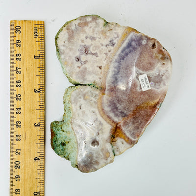 amethyst with decorations in the background