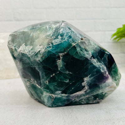 back side of this tumbled fluorite 