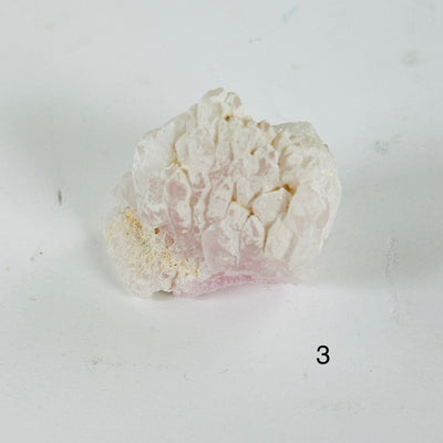 Rose Quartz Natural Small Crystal Cluster - Rare Find - You Choose variant 3 labeled