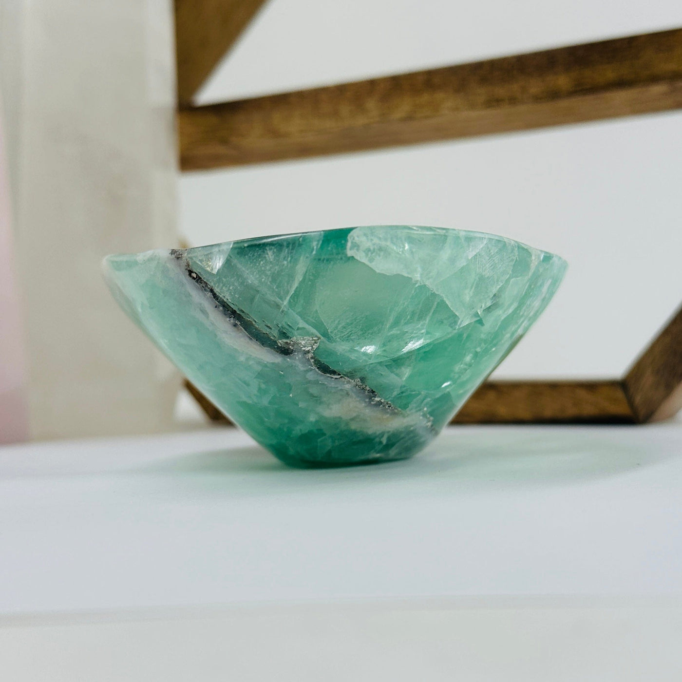 Side view of Fluorite Bowl