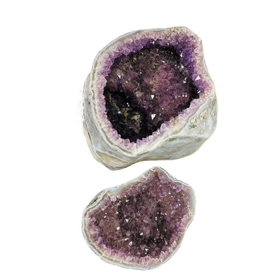 amethyst cathedral box on white background