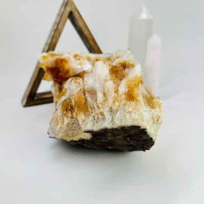 Massive Citrine Crystal Cluster Golden Amethyst