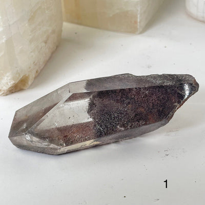 Garden Quartz Lodalite Polished Crystal Prism - choice #1