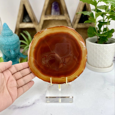 Natural Agate Crystal Slice YOU CHOOSE