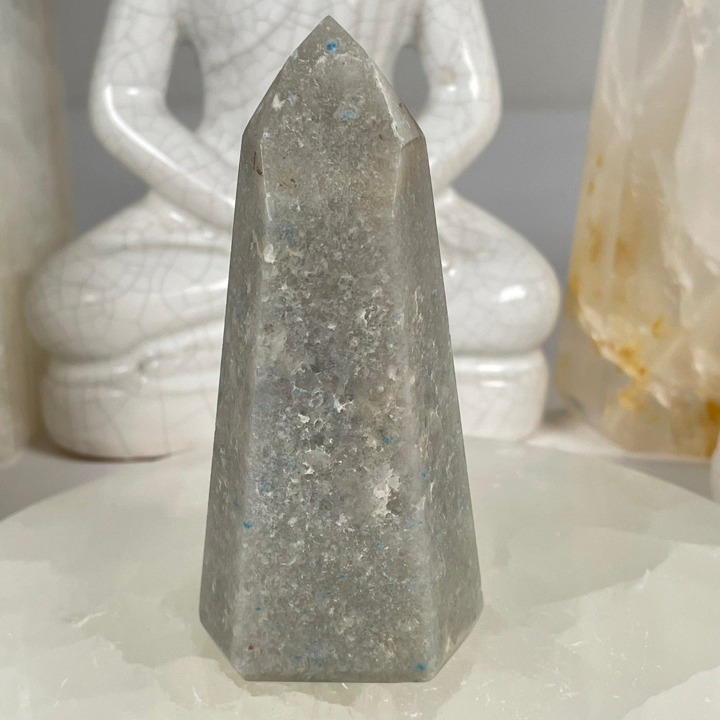 Trolleite Polished Crystal Point #2 back view