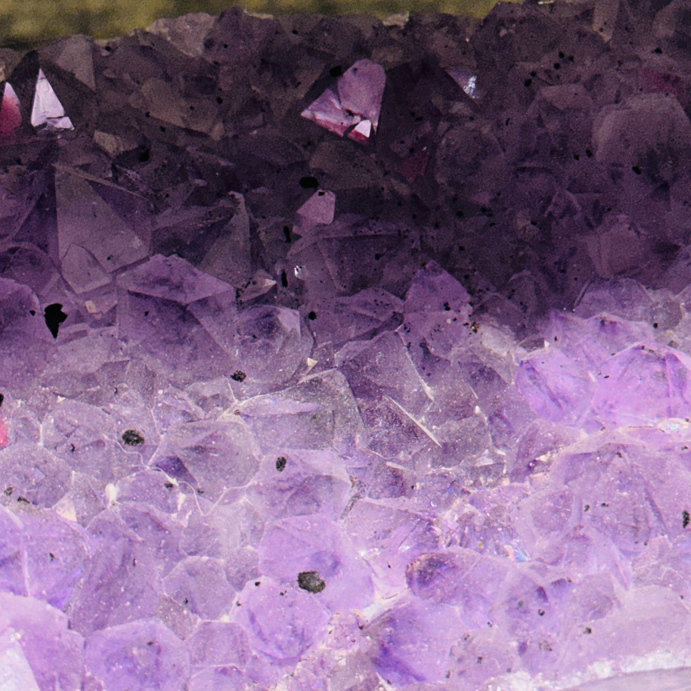 amethyst portal on white background