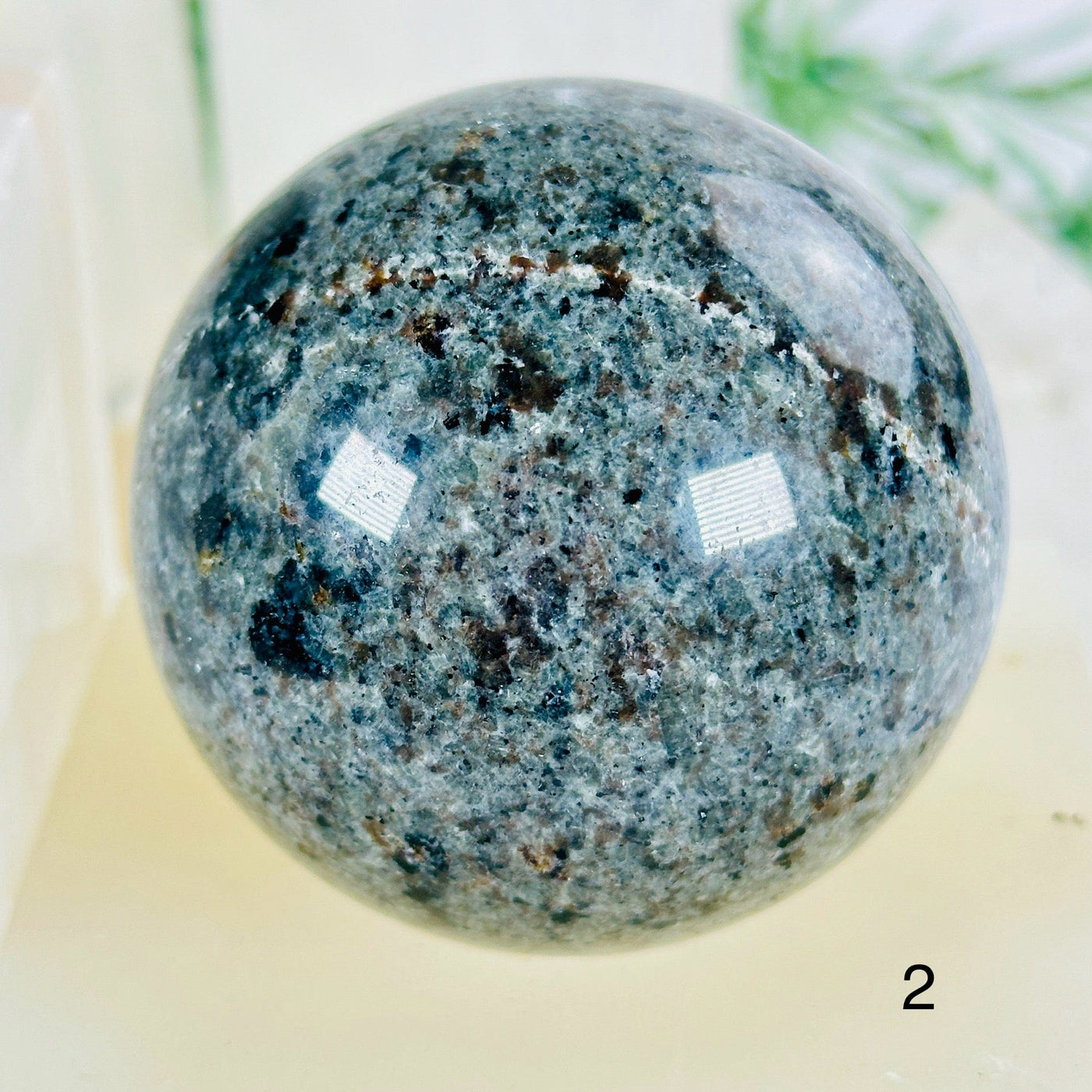 Yooperlite Crystal Sphere - UV Reactive - You Choose variant 2 labeled